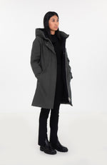 Load image into Gallery viewer, Women Parka - Black
