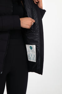 Women Puffer Jacket - Black