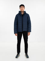 Load image into Gallery viewer, Men Puffer Jacket - Navy
